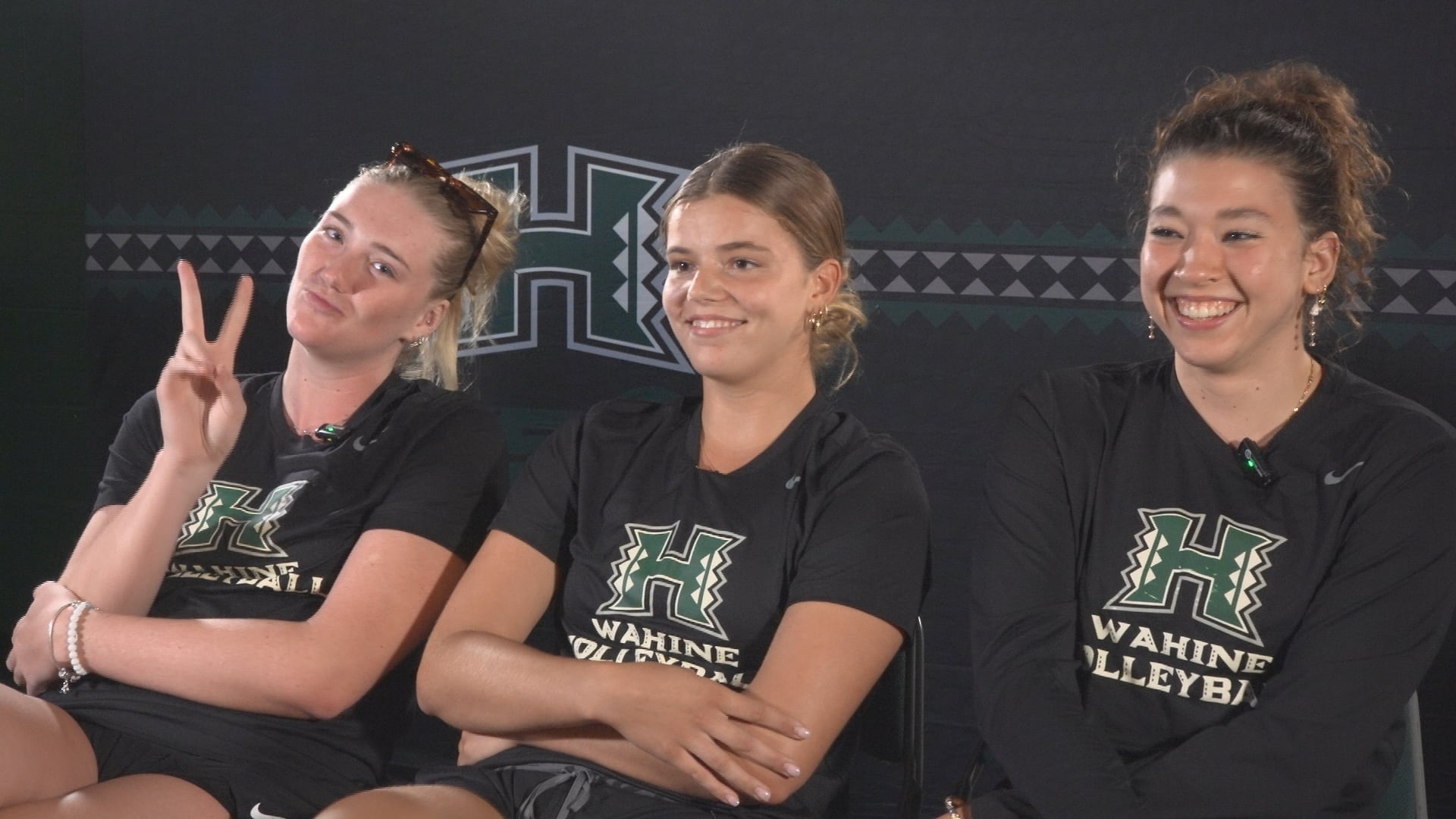 French Heritage Connects Three Rainbow Wahine Volleyball Players