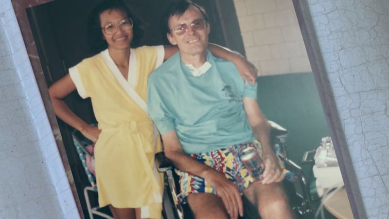 Britt Robillard developed symptoms of ALS just two years after he was married to Divina.