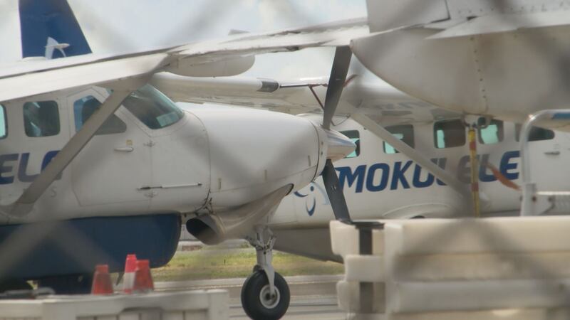 Mokulele Airlines grounded its fleet out of an abundance of caution Wednesday.