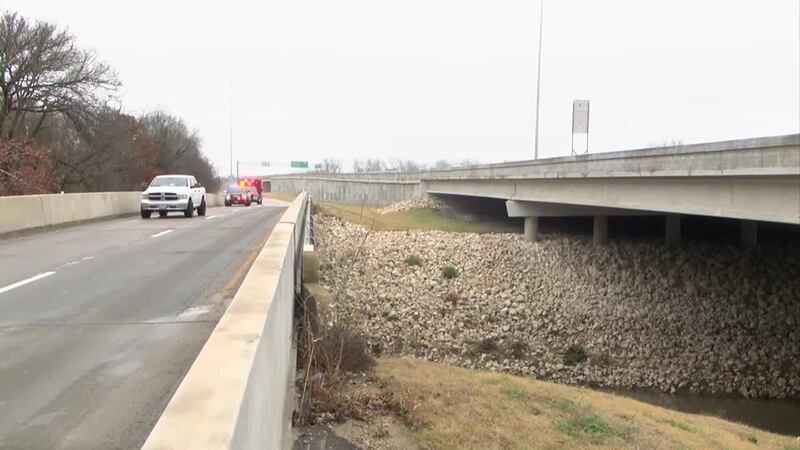 Lieutenant Samuel Boyle said the vehicle left the road and got caught in a drainage ditch.