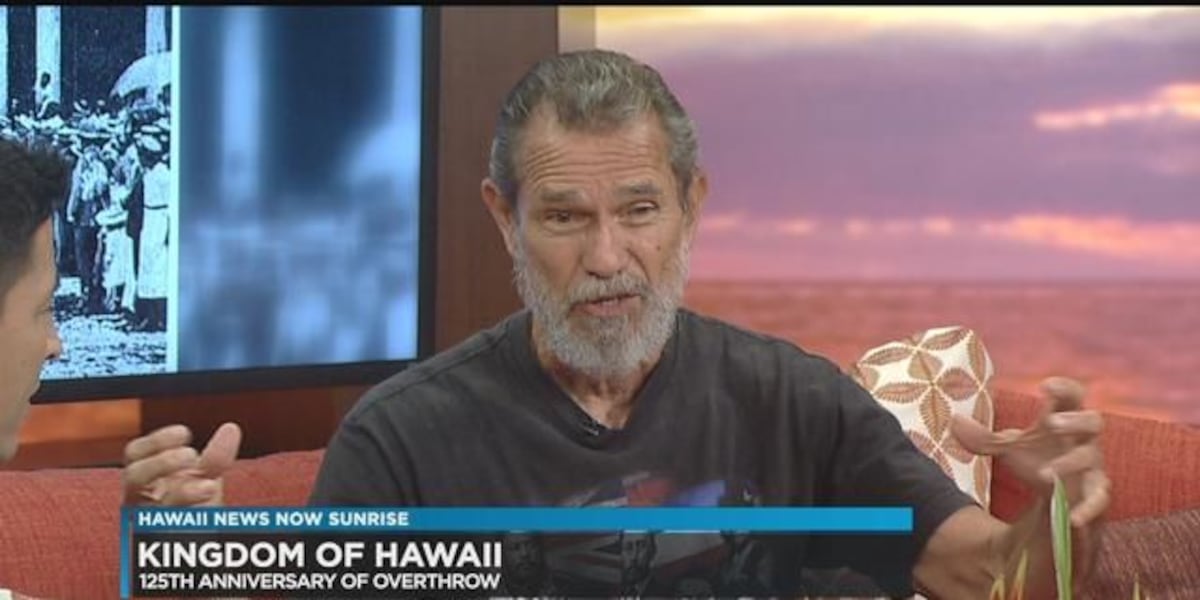 Walter Ritte talks about 125th anniversary of Kingdom of Hawaii overthrow