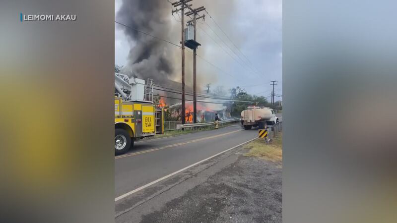 Waianae House Fire