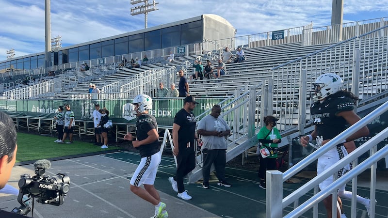 The University of Hawaii Rainbow Warriors take on the Portland State University Vikings on...