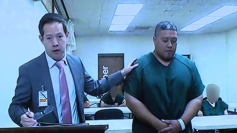 Murder suspect Clarence Luke, 42, appeared before a circuit court judge Thursday, where he was...