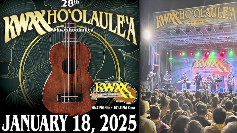 The famed KWXX Ho'olaule'a is returning in Jan. 2025.