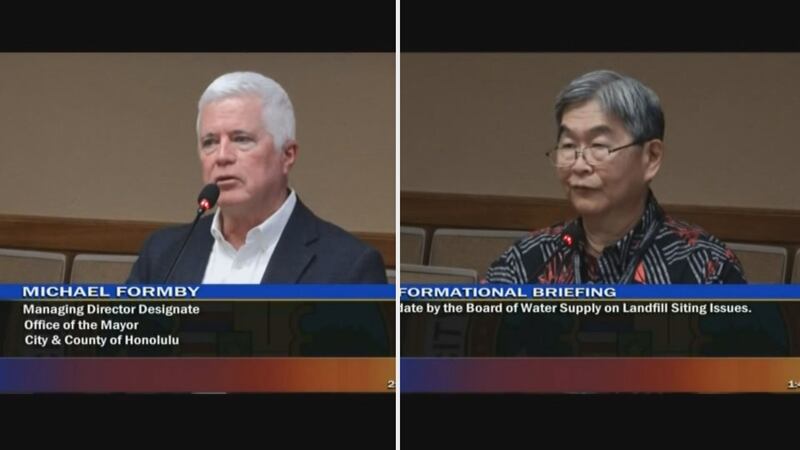 Michael Formby, left, and Ernie Lau