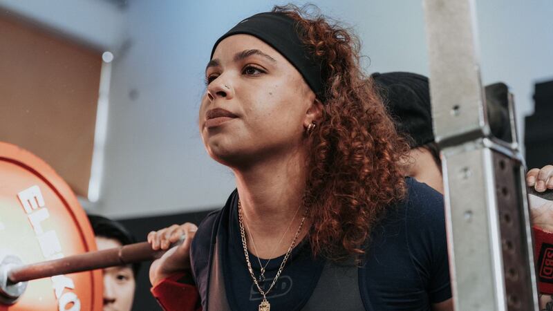 Sierra Adams, 27, was named “Best Lifter” in the 67.5 kilogram female weight class, at last...