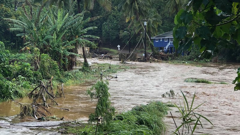 Parts of Kauai underwater after overnight rain causes massive flooding