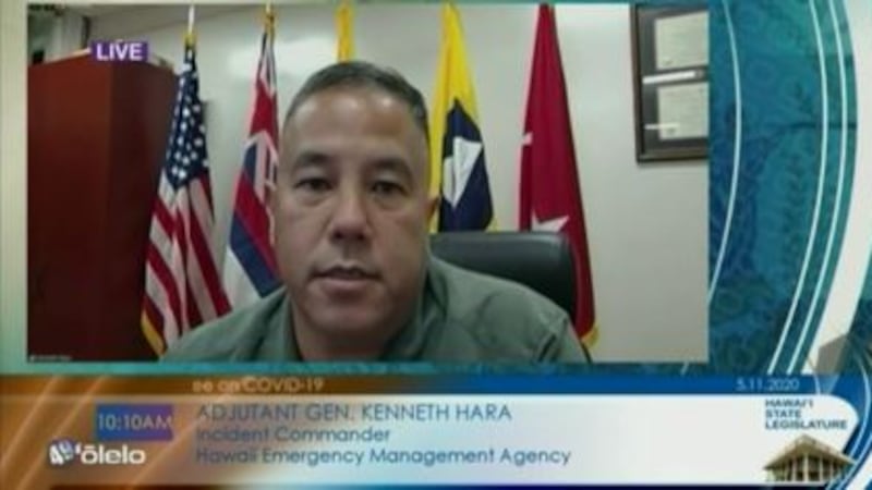 Maj. Gen. Kenneth Hara, incident commander, warned a state House Committee of the potential...