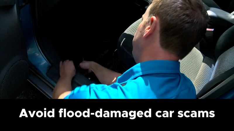 Avoid flood-damaged car scams