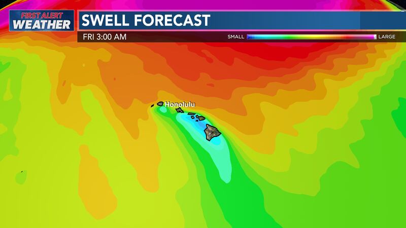 XL surf is expected during the latter half of this week.