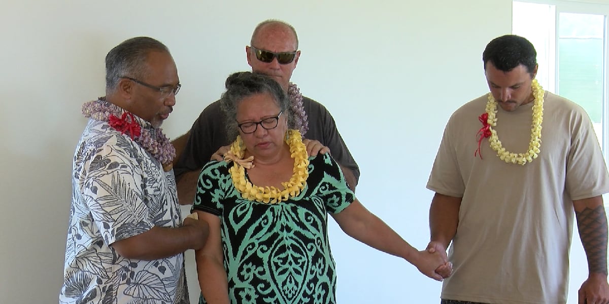 Native Hawaiian family moves into first DHHL home on Maui in 17 years
