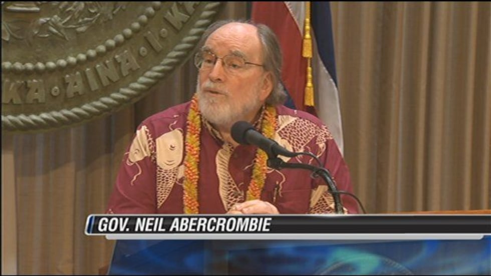 Governor Neil Abercrombie
