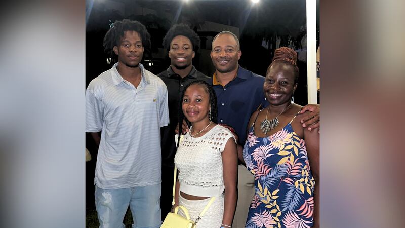 Friends and family identified the victim as Malachi Lancaster (far left), a senior high school...