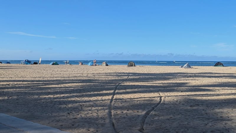 Unlike other homeless clusters that typically sit on the outskirts of public spaces, the...