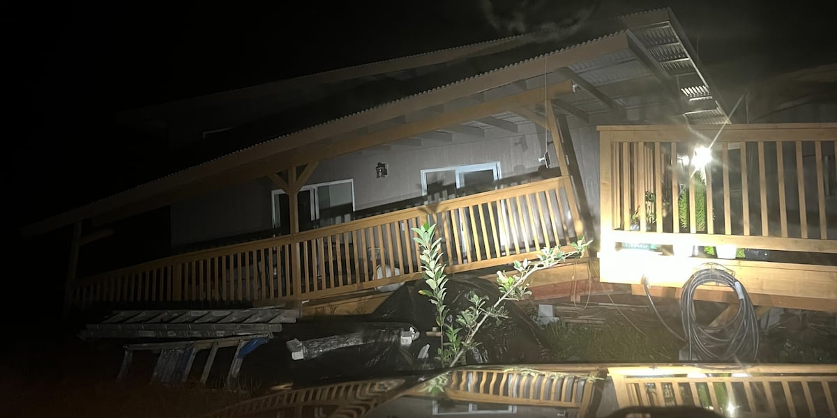 Cleanup underway after M6.0 Hawaii Island earthquake causes damage, outages