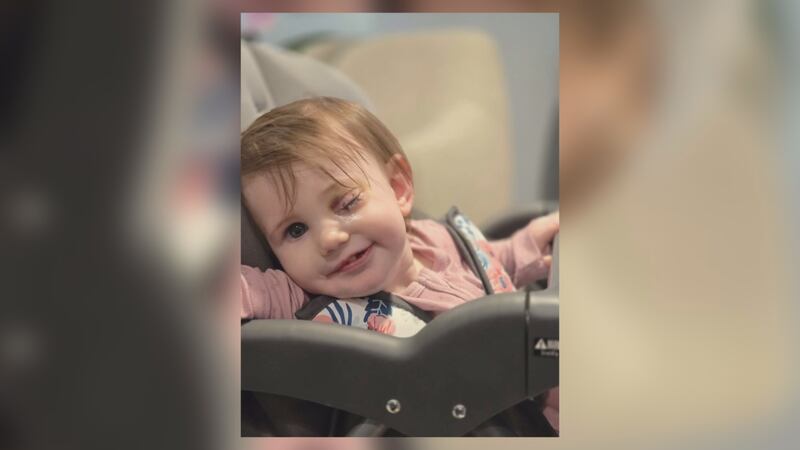 Doctors diagnosed 1-year-old Lily Morss with retinoblastoma, a rare cancer of the retina, in...