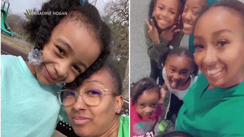 Ashley Hogan, a 35-year-old mother of five, was hit by a train and killed when her car got...