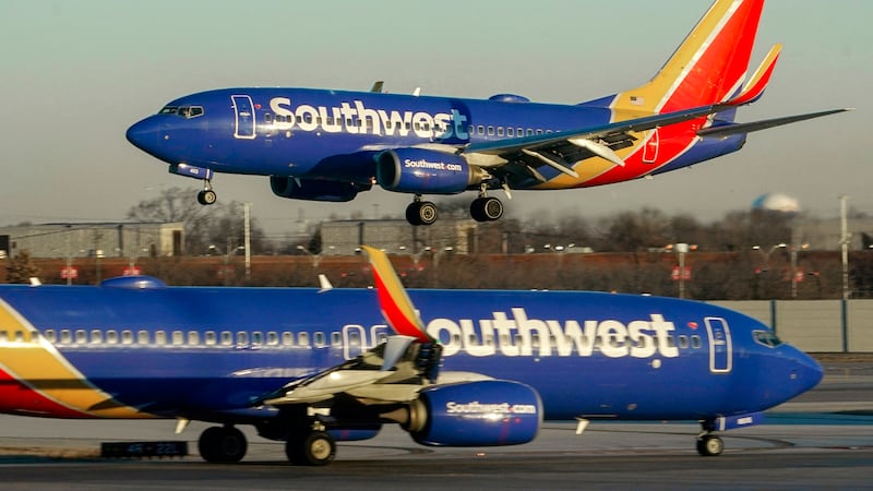 FILE -- Passengers on a flight from Las Vegas to Oklahoma City had a little bit of a scare...