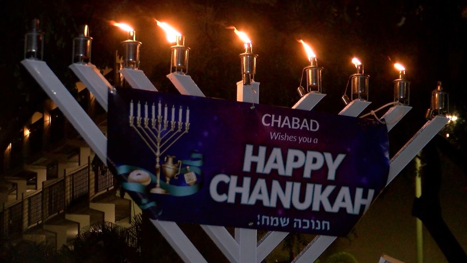 Sixth Night Of Chanukah Marked With Lighting Of 12 foot Menorah In Waikiki sixth-night-of-chanukah-marked-with-lighting-of-12-foot-menorah-in-waikiki