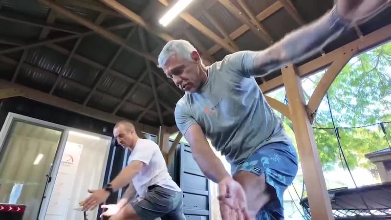 43-year-old Rafael Kroffe coaches human performance and longevity in Haleiwa.