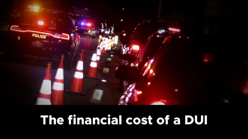 The financial cost of a DUI