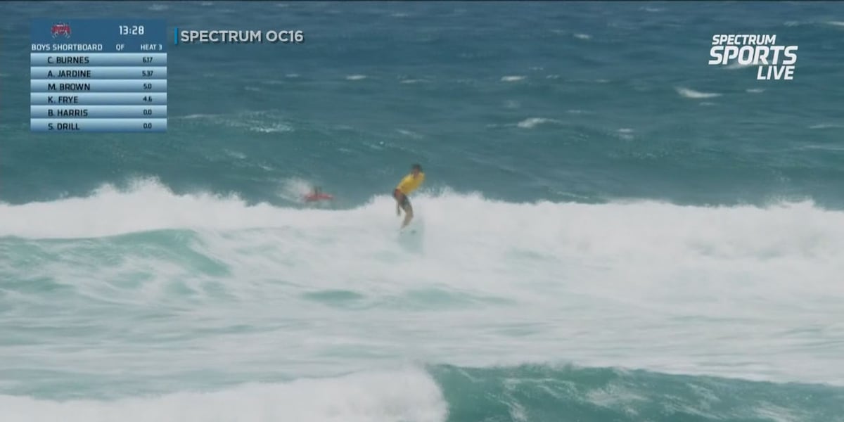 “‘A True Blessing’: First Surfing State Championship Wraps Up Opening Day”