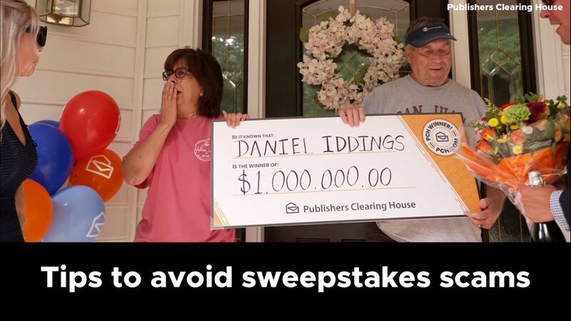 Tips to avoid sweepstakes scams