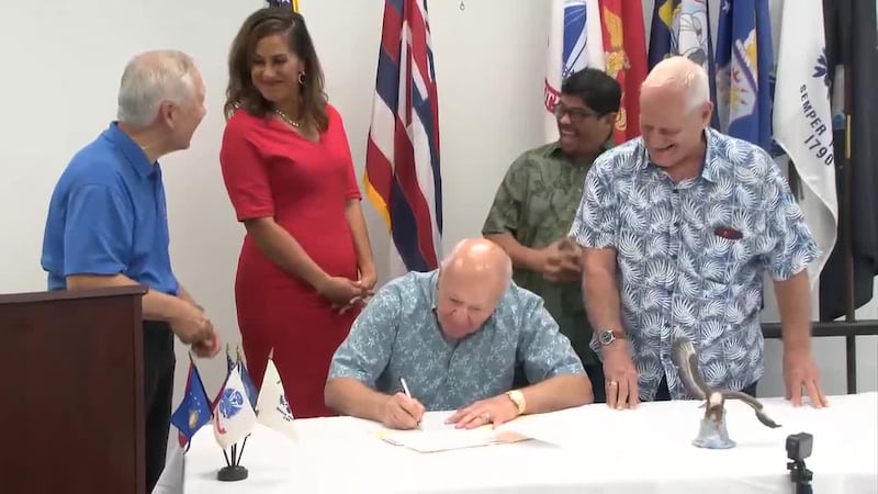 The new law gives military veterans ages 65 and older an exemption from the city's motor...