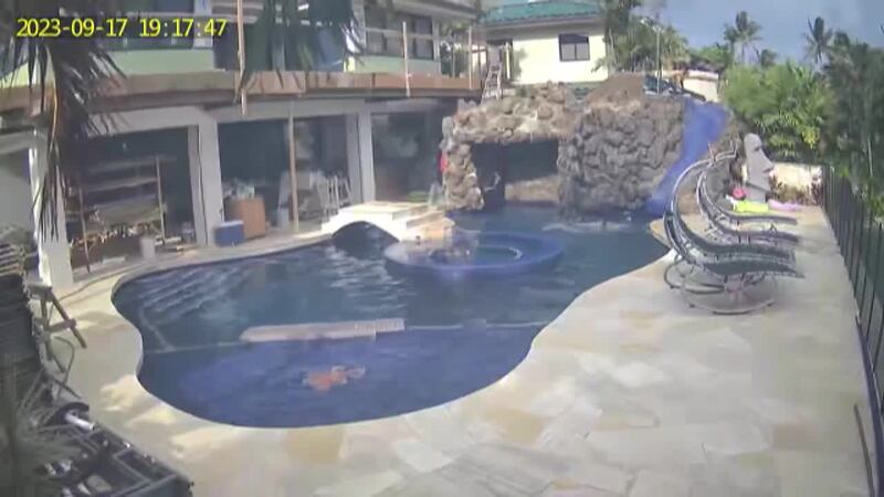 Young trespassers turn playful pool adventure into destructive rampage