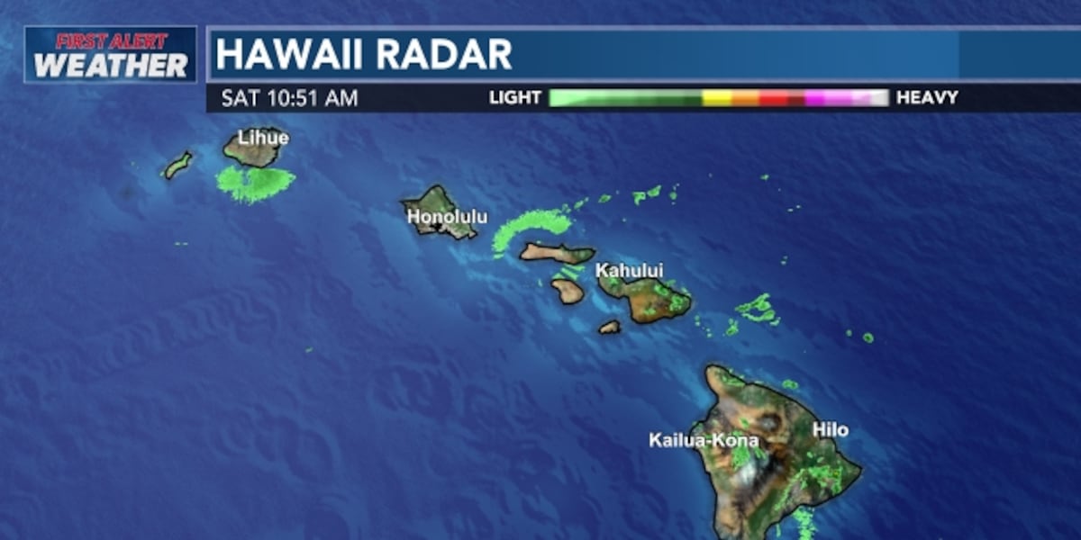 Trade Wind Inversion Hawaii More trade wind showers are expected for islands of Maui, Hawaii