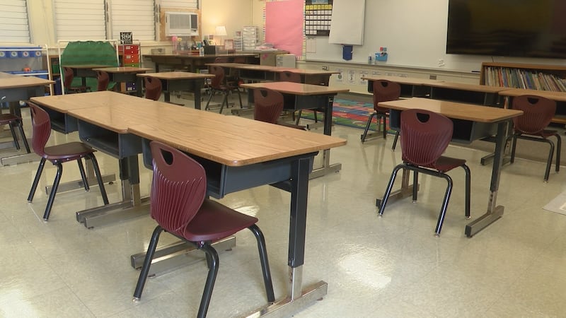 File photo of a school classroom in Hawaii