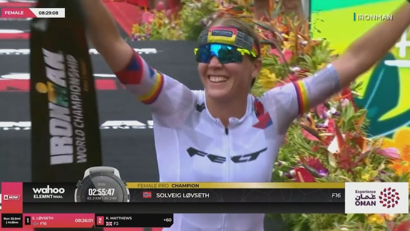Norway’s Solveig Lovseth won the 2025 Ironman World Championship in Kailua-Kona Saturday.