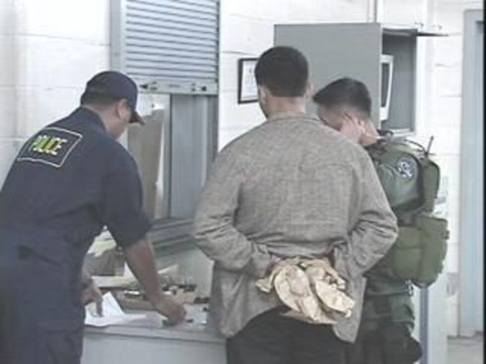 Police placed paper bags around Mota's hand to preserve gun powder residue.