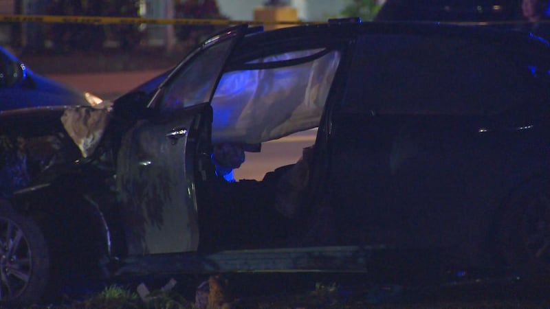 Vehicle involved in the Wahiawa crash and subsequent murder investigation.