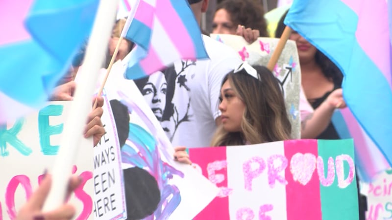 Transgender Unity โStanding in unityโ: Hundreds rally at Capitol on day dedicated to ...