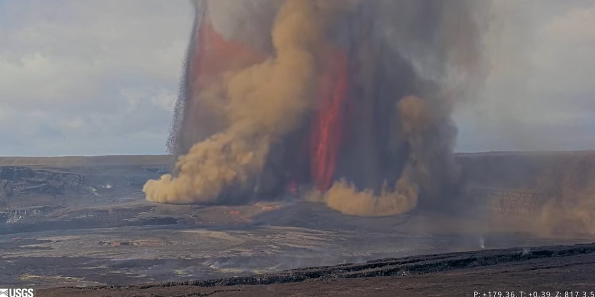 Episode 43 of Kilauea eruption ends after covering summit area with rocks and ash
