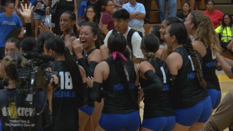Moanalua girls volleyball