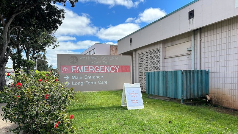 Wahiawa General Hospital ER temporary closure