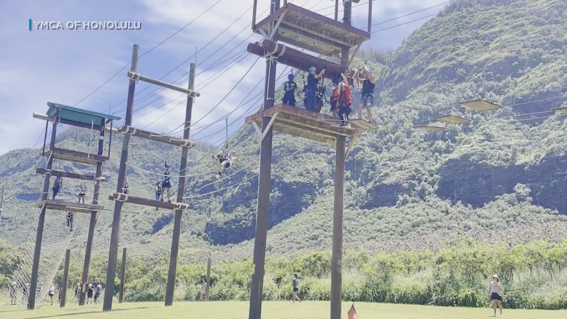 Families and kids gathered Saturday for a day of outdoor activities and adventure on Oahu's...