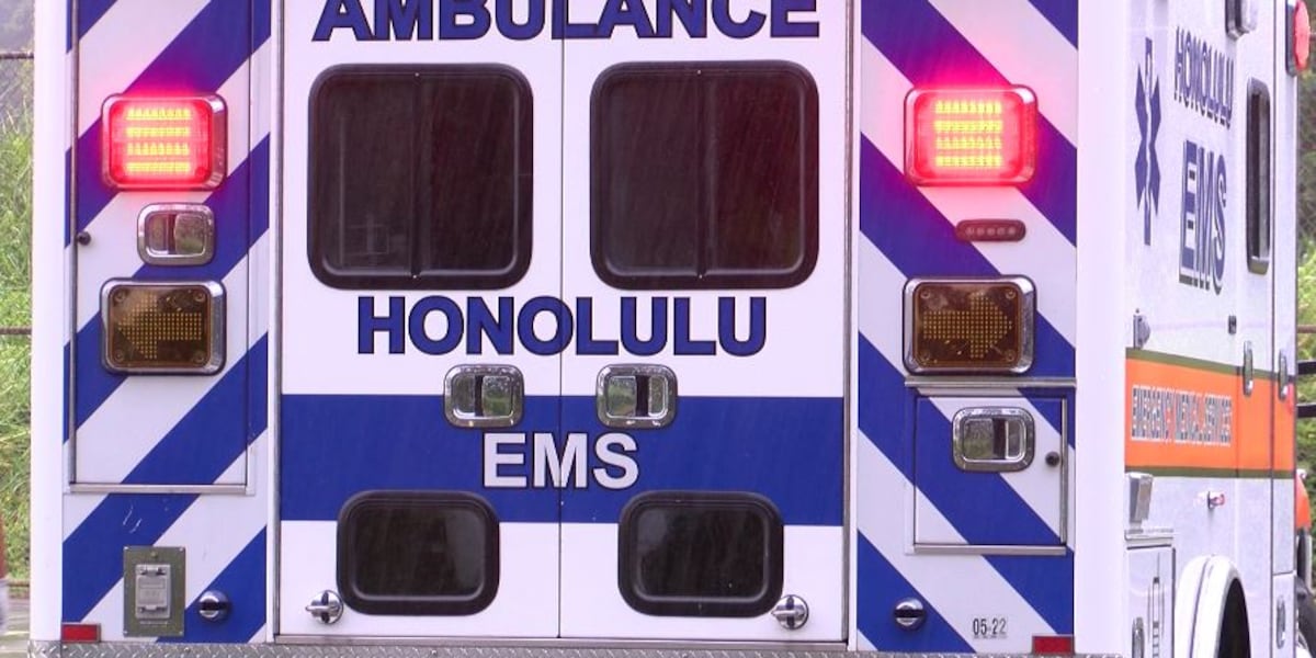 EMS responds to pedestrian collision in Waipahu