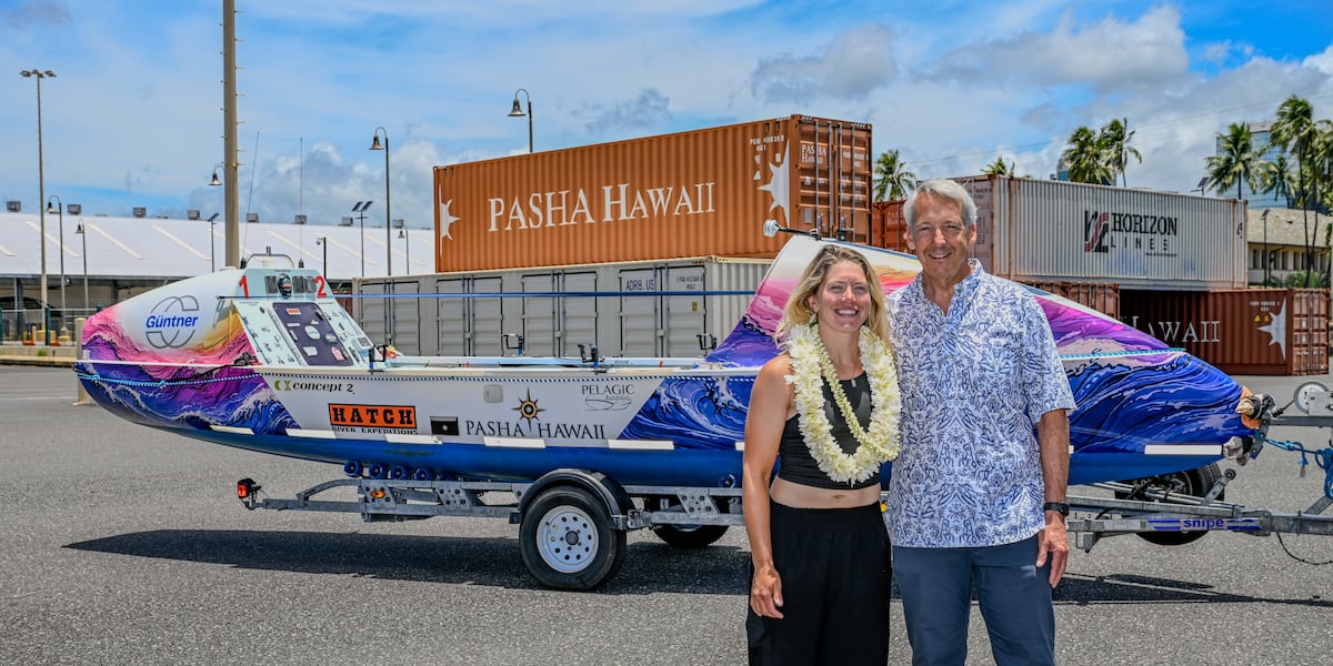 Pasha Hawaii helps ship record-setting ocean rower’s boat back to California