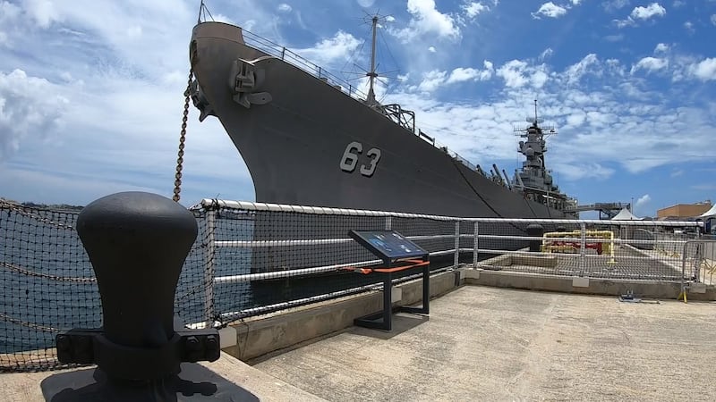Battleship Missouri celebrates 40 years since Cold War recommissioning ...
