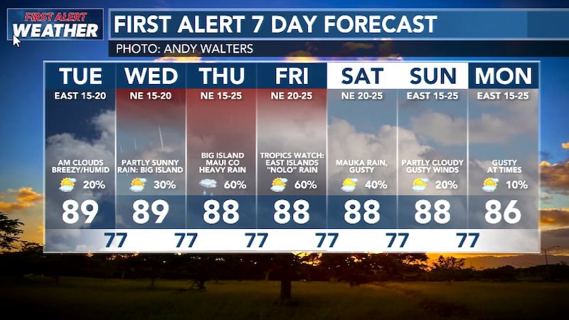 Very wet weather is possible as former T.D. 15-E looks to organize and strengthen just to our...