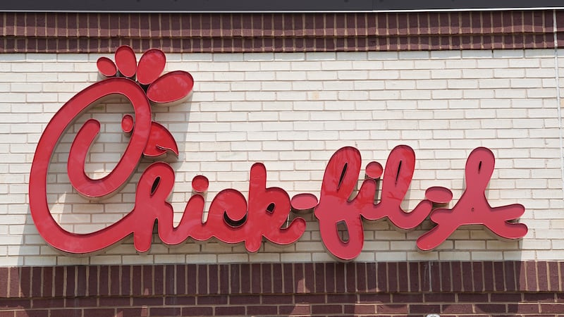 Show is a Chick-fil-A restaurant location in Philadelphia, Friday, June 6, 2025.