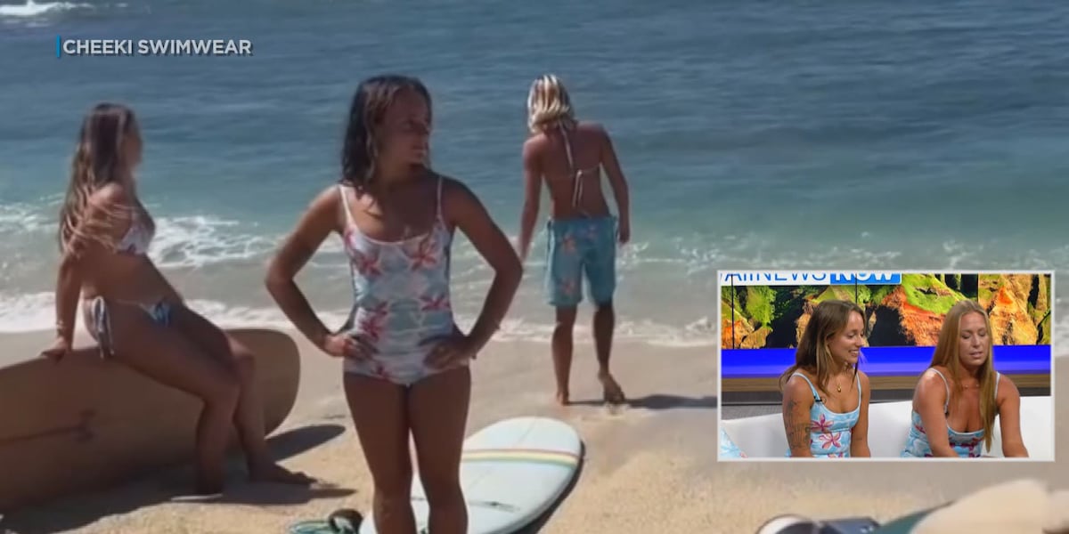 Hawaii college student turns dorm-room dream into swimwear line
