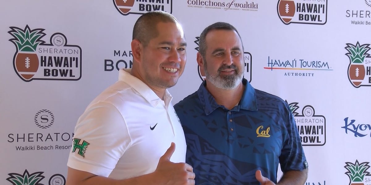 UH and Cal meet ahead of 2025 Hawaii Bowl
