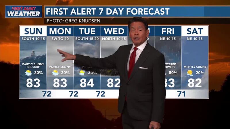 Light winds and hazy conditions are expected ahead of a stalled front, while another front...