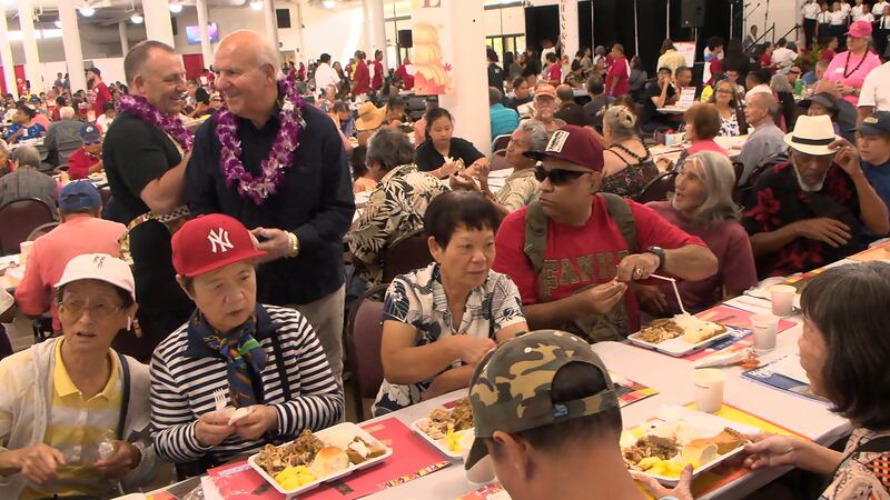 People of all ages and backgrounds gathered for the Salvation Army's 52nd annual Thanksgiving...