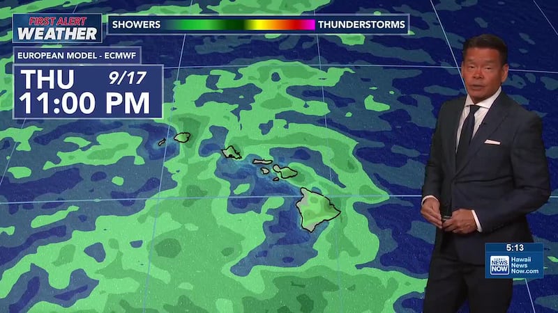 More showers, humid conditions later this week as remnants of Tropical Storm Norbert move...